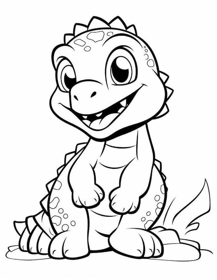 Adorable Fun Kids Coloring Page Delight Freepik 908673 2991