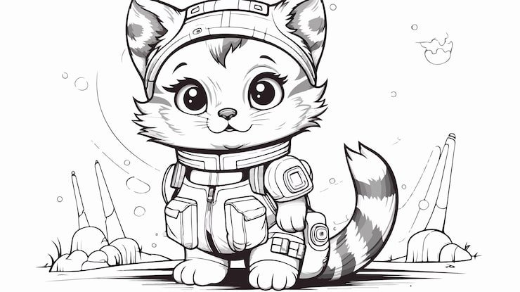 Cartoon Cat With Hat That Says Cat 1120554 23050