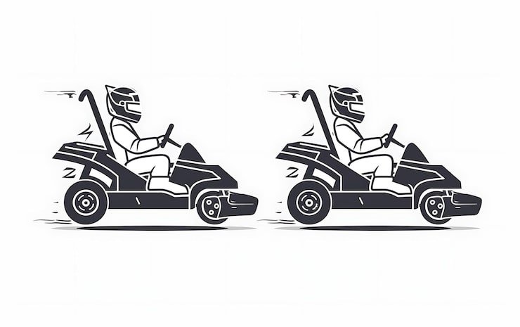 Cartoon Character Scooter With Words Frog Back 916191 293904