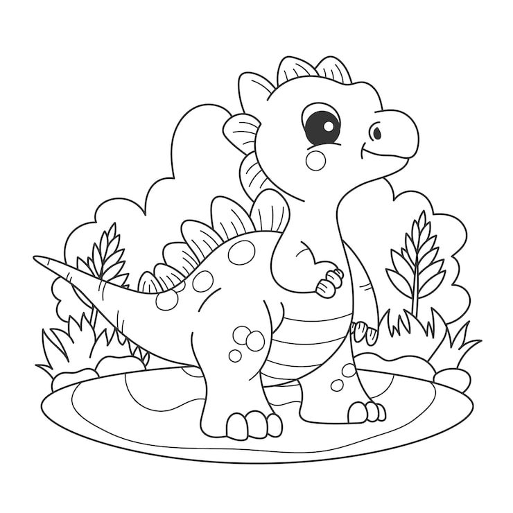 Cute Coloring Book With Dinosaur 23 2150071378