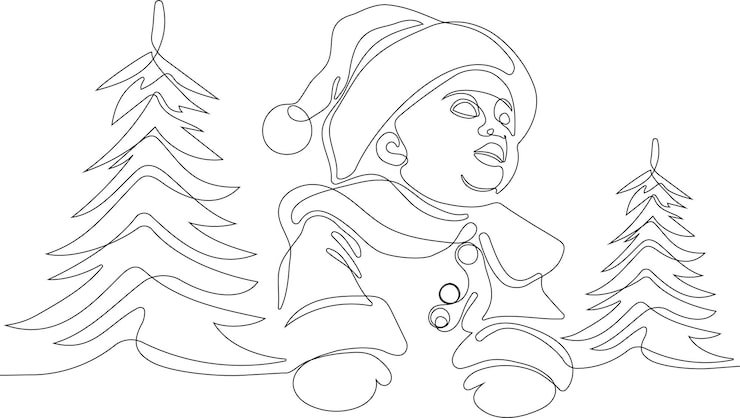 Drawing Person Wearing Santa Hat Santa Hat 399963 52382