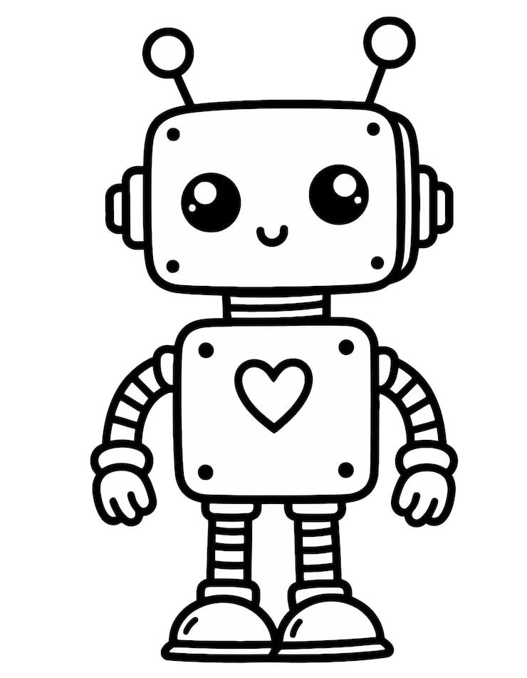 Drawing Robot With Heart It 1166600 1073