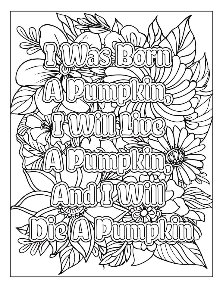 Halloween Quotes Coloring Pages 588554 10428
