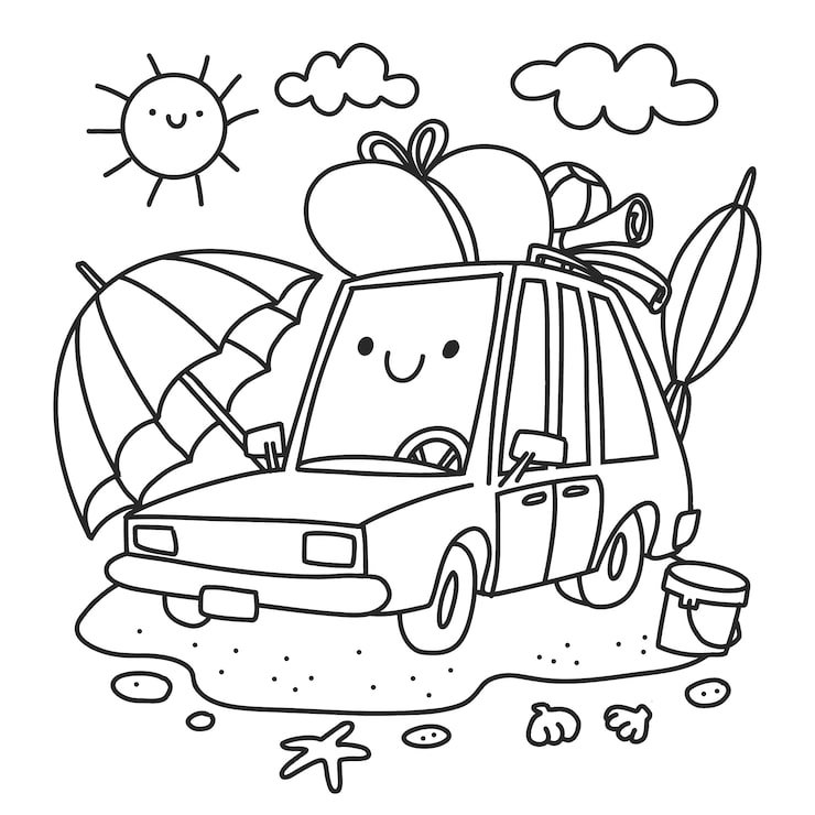 Hand Drawn Car Illustration 23 2151223375
