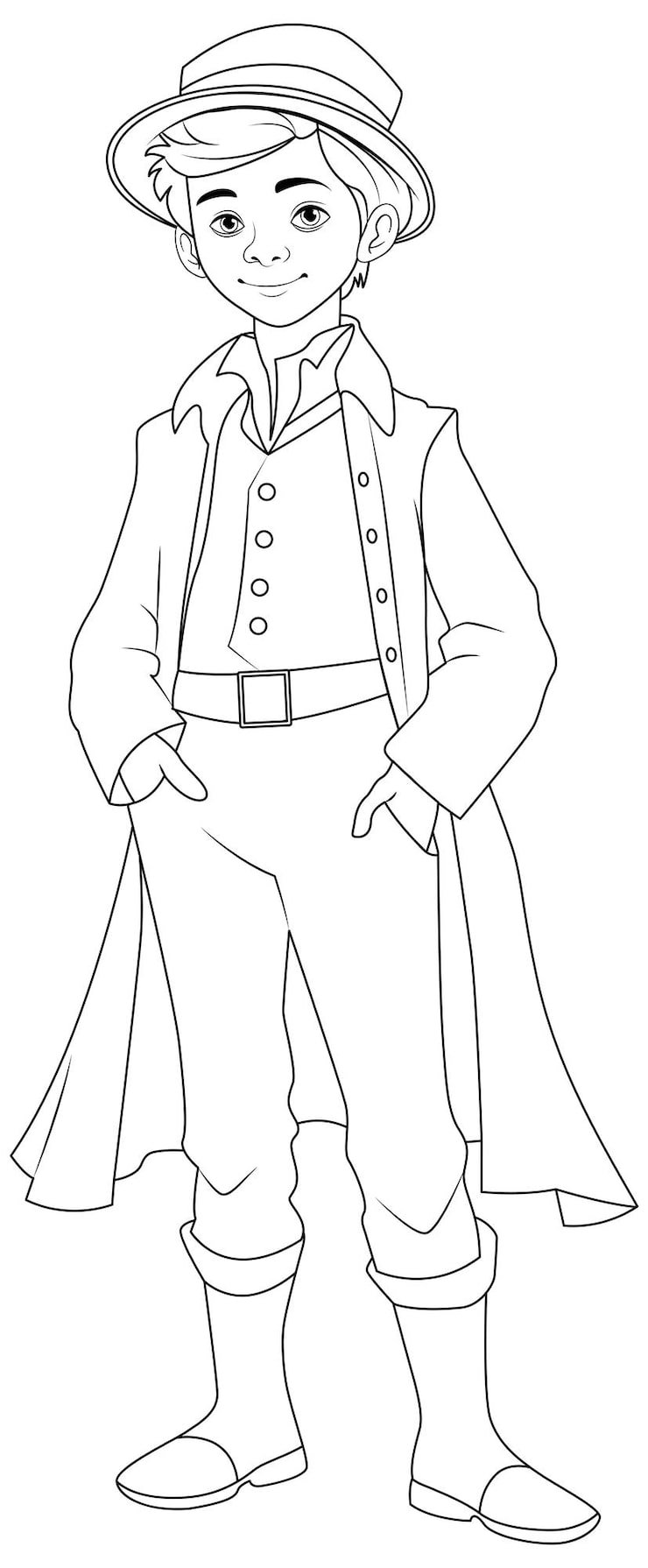 Man Wearing Victorian Vintage Outfit 1308 146748